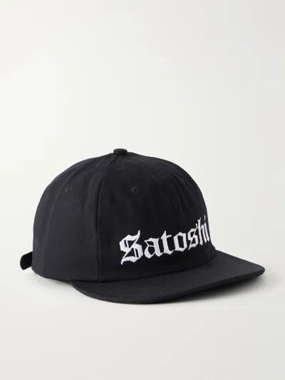 Satoshi Nakamoto Og Logo-embroidered Cotton-canvas Baseball Cap In Pattern