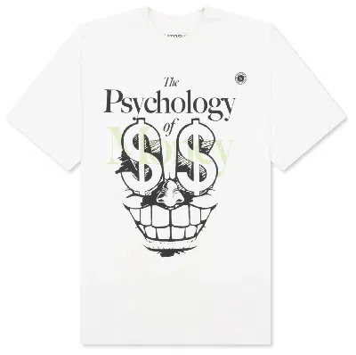 Pre-owned Satoshi Nakamoto Psychology Short Sleeve Tee Shirt White