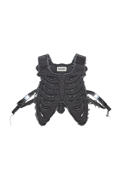 Satoshi Nakamoto Skeleton Vest Black