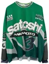 Satoshi Nakamoto Speedway Longsleeve In Green