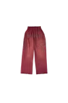 Satoshi Nakamoto Star Studded Sweatpant Red In Animal Print