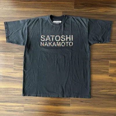 Pre-owned Satoshi Nakamoto Studded Logo T-shirt In Multicolor