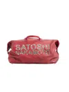 Satoshi Nakamoto Studded Weekender In Red