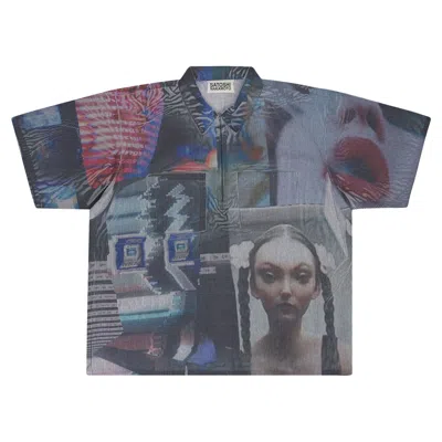 Pre-owned Satoshi Nakamoto Tech Oversized Workshirt 'multicolor' | Multi-color | Men's Size Xl