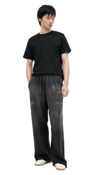 Satoshi Nakamoto Trousers With Logo In Black