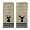 Saturday Knight Aspen Lodge 2-pc. Hand Towel In White