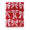 Saturday Knight Bow Bath Towel Embellished Bows Bath Towel In Red