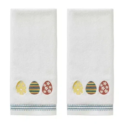 Saturday Knight Easter Egg 2-pc. Hand Towel In White