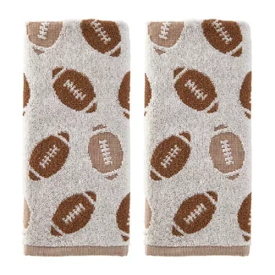 Saturday Knight Football 2-pc. Embellished Hand Towel In Multi