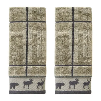 Saturday Knight Grand Teton 2-pc. Hand Towel In White