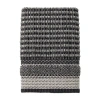 Saturday Knight Lewis Bath Towel Embellished Jacquard Bath Towel In Black