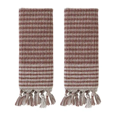 Saturday Knight Longborough 2-pc. Hand Towel In Red