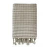 Saturday Knight Longborough Geometric Bath Towel In Sand