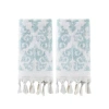 Saturday Knight Neutral Nuances Mirage 2-pk Hand Towels In Blue