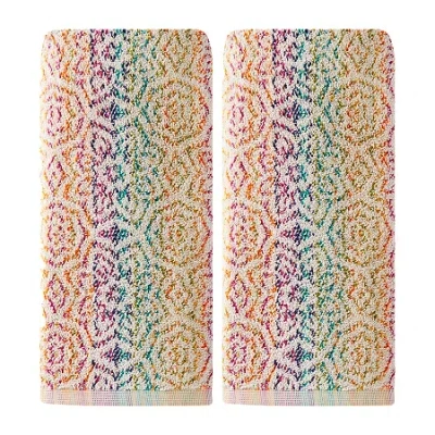 Saturday Knight Rhapsody 2-pc. Hand Towel In Red