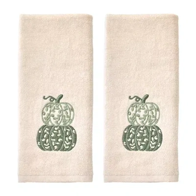Saturday Knight Scroll Pumpkin Hand Towel 2-pc. Hand Towel In Neutral