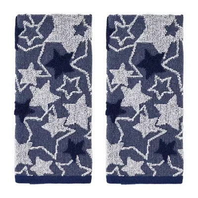 Saturday Knight Seasonal Stars 2-pc. Hand Towel In Multi