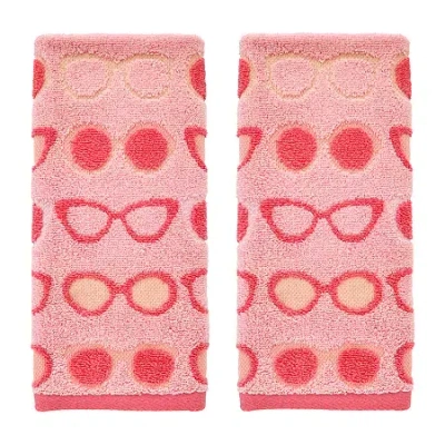 Saturday Knight Summer Shades 2-pc. Hand Towel In Pink