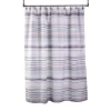 Saturday Knight Water Stripe Shower Curtain In Blue