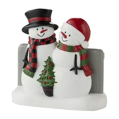 Saturday Knight Woodland Winter Toothbrush Holder In Red