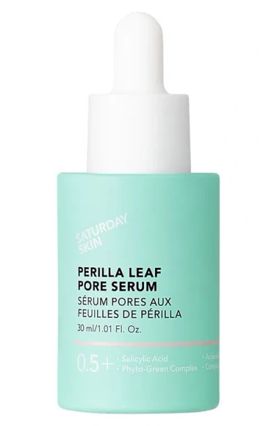 Saturday Skin Perilla Leaf Pore Serum In Transparent