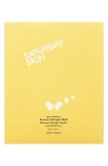 Saturday Skin Set Of 4 Yuzu Vitamin C Butterfly Hydrogel Mask In Transparent