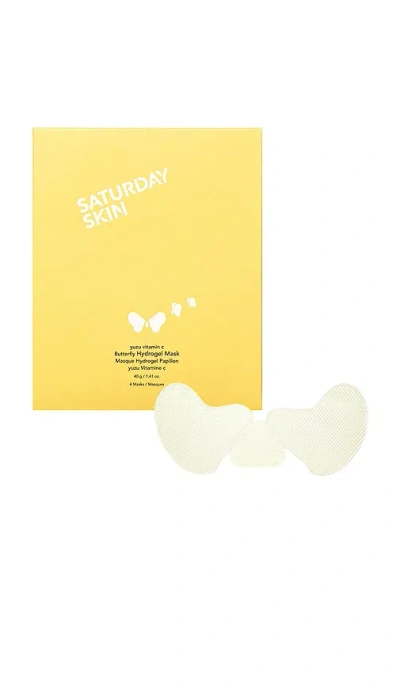 Saturday Skin Yuzu Vitamin C Butterfly Hydrogel Mask 4 Pack