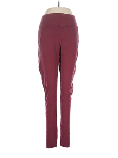 Pre-owned Saturday Sunday Active Pants In Burgundy