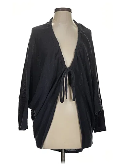 Pre-owned Saturday Sunday Cardigan Sweater In Black
