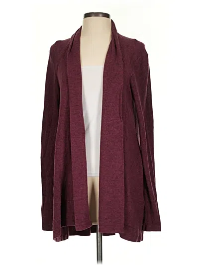 Pre-owned Saturday Sunday Cardigan Sweater In Burgundy