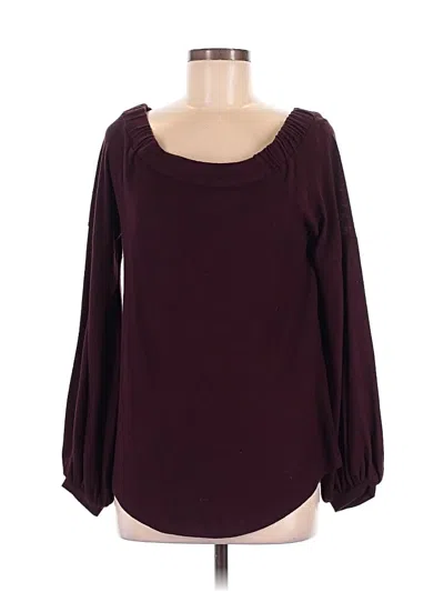 Pre-owned Saturday Sunday Cardigan Sweater In Burgundy