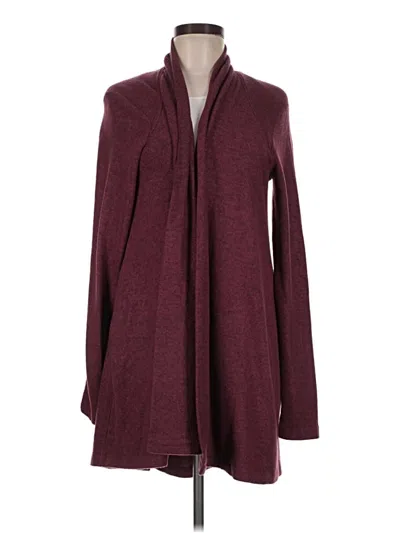 Pre-owned Saturday Sunday Cardigan Sweater In Burgundy