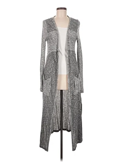 Pre-owned Saturday Sunday Cardigan Sweater In Gray