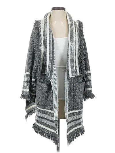 Pre-owned Saturday Sunday Cardigan Sweater In Gray