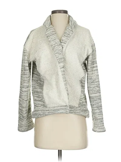 Pre-owned Saturday Sunday Cardigan Sweater In Silver