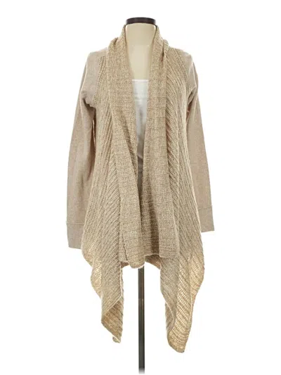 Pre-owned Saturday Sunday Cardigan Sweater In Tan