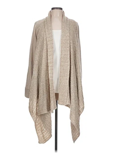 Pre-owned Saturday Sunday Cardigan Sweater In Tan