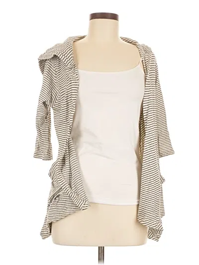 Pre-owned Saturday Sunday Cardigan Sweater In White
