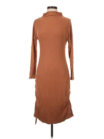 Pre-owned Saturday Sunday Casual Dress In Brown