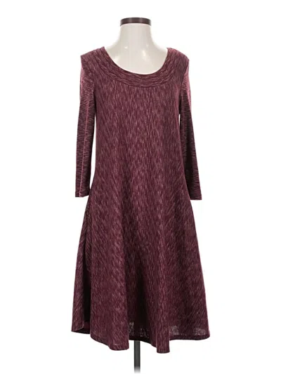 Pre-owned Saturday Sunday Casual Dress In Burgundy
