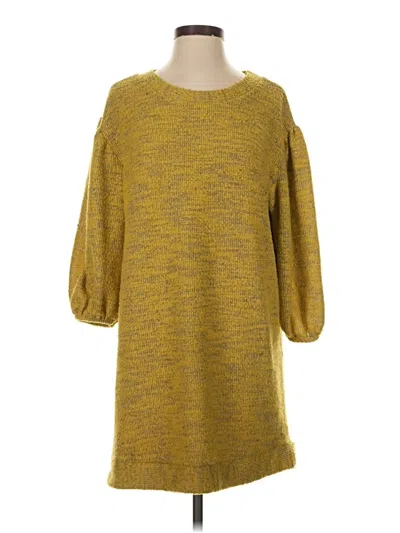 Pre-owned Saturday Sunday Casual Dress In Yellow