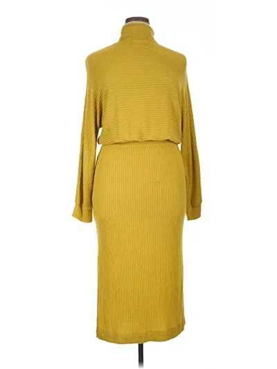 Pre-owned Saturday Sunday Casual Dress In Yellow