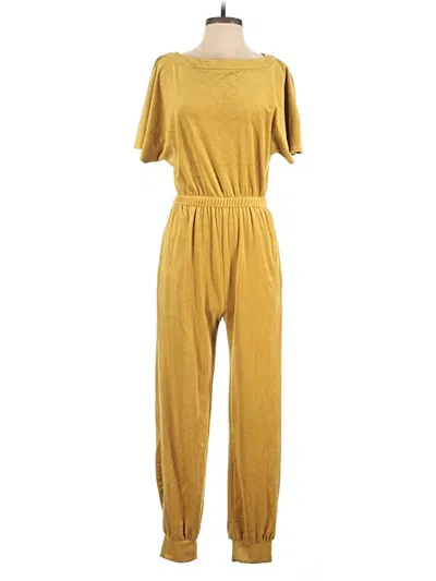 Pre-owned Saturday Sunday Jumpsuit In Gold