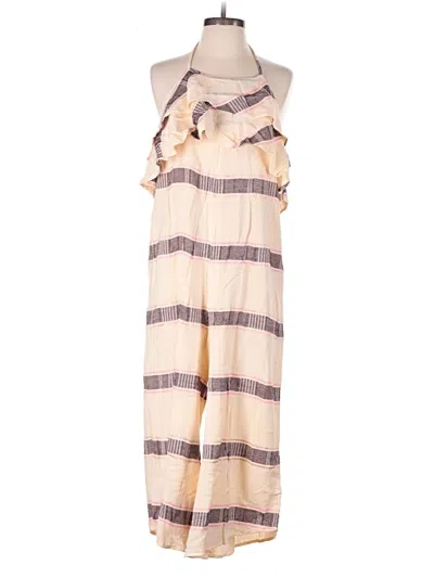 Pre-owned Saturday Sunday Jumpsuit In Tan
