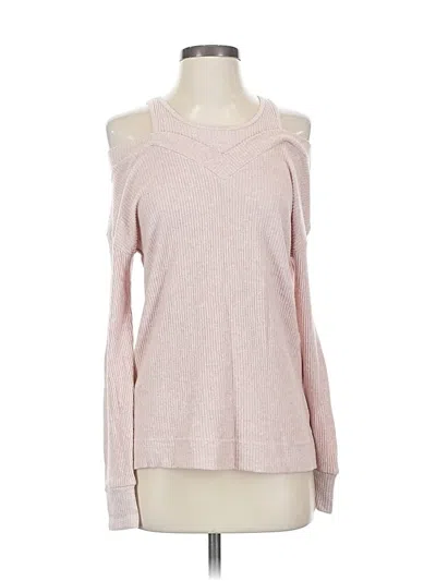 Pre-owned Saturday Sunday Long Sleeve T-shirt In Pink