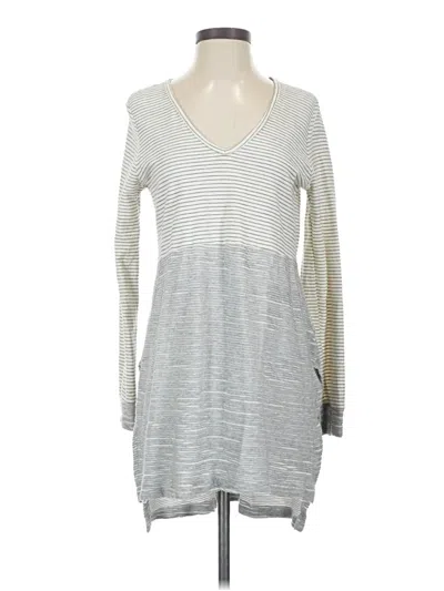 Pre-owned Saturday Sunday Long Sleeve Top Gray V Neck Tops