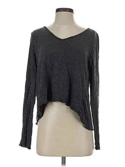 Pre-owned Saturday Sunday Long Sleeve T-shirt In Gray