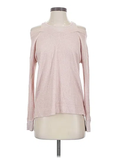 Pre-owned Saturday Sunday Long Sleeve T-shirt In Pink