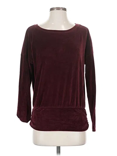 Pre-owned Saturday Sunday Pullover Sweater In Burgundy