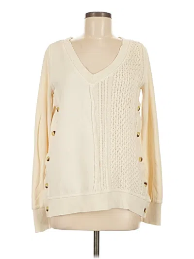 Pre-owned Saturday Sunday Pullover Sweater In Ivory
